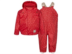 MarMar Oddy rainwear red with white dots